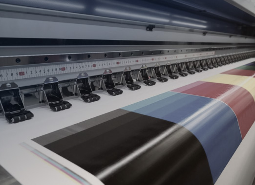 machine printing large format image